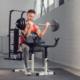 Tectake Modlitewnik - Ławka Scotta do ćwiczeń na biceps - czarny/biały 2