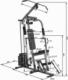 Tectake Atlas do ćwiczeń siłownia 150 kg z ławką do wyciskania - czarny 5