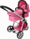Wózek Tectake Wózek dziecięcy kombi trzykołowy - pink 1
