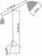 Tectake Żuraw oświetleniowy Softbox ramię i futerał - czarny 4