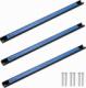 Tectake 3 x Listwa magnetyczna na narzędzia 46 cm - czarny/niebieski 1