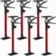 Tectake 6 x Rozpórka do montażu drzwi wypora 51-115 cm - czerwony 1