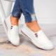 Filippo Tenisówki skórzane damskie slip on białe Filippo 41 5