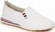 Filippo Tenisówki skórzane damskie slip on białe Filippo 41 6