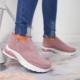 W. Potocki Buty sportowe damskie skarpety slip on różowe Potocki 39 1