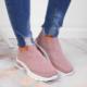 W. Potocki Buty sportowe damskie skarpety slip on różowe Potocki 39 2