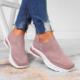 W. Potocki Buty sportowe damskie skarpety slip on różowe Potocki 39 5