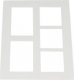 Ramka Focus Focus Passepartout Collage 30x40 White 1