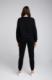 Italian fashion Italian Fashion Komplet damski dres PARMA długi rękaw długie spodnie czarny XL 2