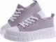Pantofelek24 Szare trampki creepersy na platformie /B6-2 10498 S491/ 40 5