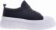 Pantofelek24 Czarne trampki creepersy na platformie /B5-2 10502 S491/ 39 2