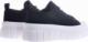 Pantofelek24 Czarne trampki creepersy na platformie /B5-2 10502 S491/ 39 5