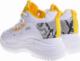 Pantofelek24 Trampki damskie sneakersy na koturnie Yellow /F4-3 10593 W294/ 38 5