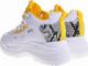 Pantofelek24 Trampki damskie sneakersy na koturnie Yellow /F4-3 10593 W294/ 38 6