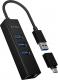HUB USB Icy Box 1x RJ-45  + 3x USB-A 3.2 Gen1 (IB-HUB1419-LAN) 1