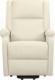 vidaXL Masujący fotel podnoszony, rozkładany, kremowy, tkanina 3