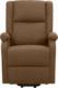 vidaXL Masujący fotel podnoszony, rozkładany, brązowy, tkanina 3