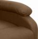 vidaXL Masujący fotel podnoszony, rozkładany, brązowy, tkanina 6