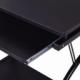 Biurko Costway Czarne 70 cmx45 cm 6
