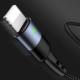Kabel USB Usams Thunderbolt - USB-C + microUSB + Lightning 1.5 m Czarny (6958444968186) 8