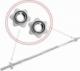Springos Gryf prosty 120 cm 25 mm zaciski UNIWERSALNY 6