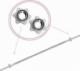 Springos Gryf prosty 150 cm 25 mm zaciski UNIWERSALNY 3