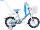 Vivo Rower dziecięcy FLOWER 12" błękitno-biały 1