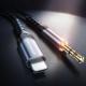Kabel USB Joyroom Lightning - mini Jack 3.5 mm 2 m Czarny (6941237136725) 1