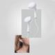 Słuchawki WK Design WK Design przewodowe słuchawki douszne mini jack 3,5mm biały (YA01 3.5mm white) 7