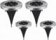 Aptel ZESTAW LAMPEK OGRODOWYCH 4x Lampka Solarna Wtykane 8LED ZD50J 1