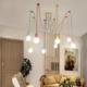 Lampa wisząca Aptel ŻYRANDOL LAMPA SUFITOWA PAJĄK 6 PUNKTÓW E27 kolorowy ZD74L 3