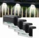 Aptel ZESTAW LAMP SOLARNYCH Schodowych 4 Lampy LED IP65 czarne ZD53C 1