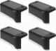 Aptel ZESTAW LAMP SOLARNYCH Schodowych 4 Lampy LED IP65 czarne ZD53C 1