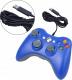 Pad Aptel Dual Shock do Xbox 360 niebieski (KX13B) 2