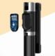Selfie stick Proda Proda selfie stick teleskopowy rozsuwany kijek do selfie statyw z pilotem Bluetooth i 2x lampą LED czarny (PD-P70S-2 black) 3