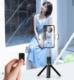 Selfie stick Proda Proda selfie stick teleskopowy rozsuwany kijek do selfie statyw z pilotem Bluetooth i 2x lampą LED czarny (PD-P70S-2 black) 6