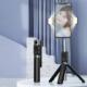 Selfie stick Proda Proda selfie stick teleskopowy rozsuwany kijek do selfie statyw z pilotem Bluetooth i 2x lampą LED czarny (PD-P70S-2 black) 7