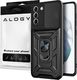 Alogy Etui z osłoną aparatu Alogy Camshield Stand Ring do Samsung Galaxy S20 FE czarne 1