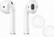 4kom.pl Silikonowe nakładki do Apple AirPods EarPods przezroczyste mleczne () - 32749-uniw 1