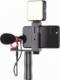 Apexel Uchwyt na telefon selfie stick APEXEL APL-VG01-ML stojak statyw z mikrofonem + lampa LED 13