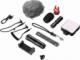 Apexel Uchwyt na telefon selfie stick APEXEL APL-VG01-ML stojak statyw z mikrofonem + lampa LED 19