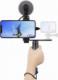 Apexel Uchwyt na telefon selfie stick APEXEL APL-VG01-ML stojak statyw z mikrofonem + lampa LED 2
