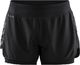 Craft Spodenki do biegania damskie CRAFT CHARGE 2 in 1 SHORT XS 1