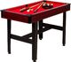 Games Planet BRĄZOWY STÓŁ BILARDOWY 4 FT POOL BILARD +AKCESORIA Unw 1