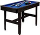 Games Planet CZARNY STÓŁ BILARDOWY 4 FT POOL BILARD + AKCESORIA Unw 1