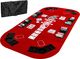 MKS CZERWONY BLAT STÓŁ DO POKERA 160x80CM POKER KASYNO Unw 1