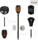 VOLTRONIC 2x LAMPA SOLARNA 33 LED POCHODNIA EFEKT PŁOMIENIA Unw 5
