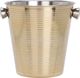 EXCELLENT HOUSWARE Cooler metalowy z uchwytami złoty 22 cm 1