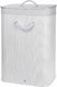 Kosz na pranie Storage Solutions Kosz na pranie bambusowy biały 1
