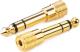 Adapter AV Mozos Jack 3.5mm - Jack 6.3mm złoty (MA6335) 3